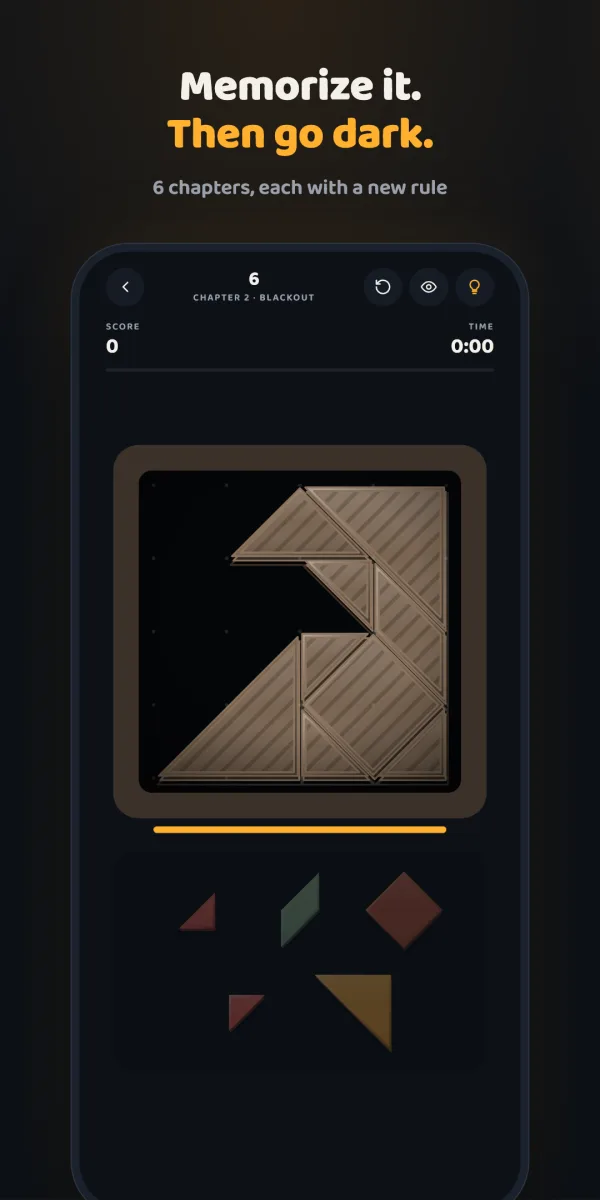 Blackout chapter: memorize the shape